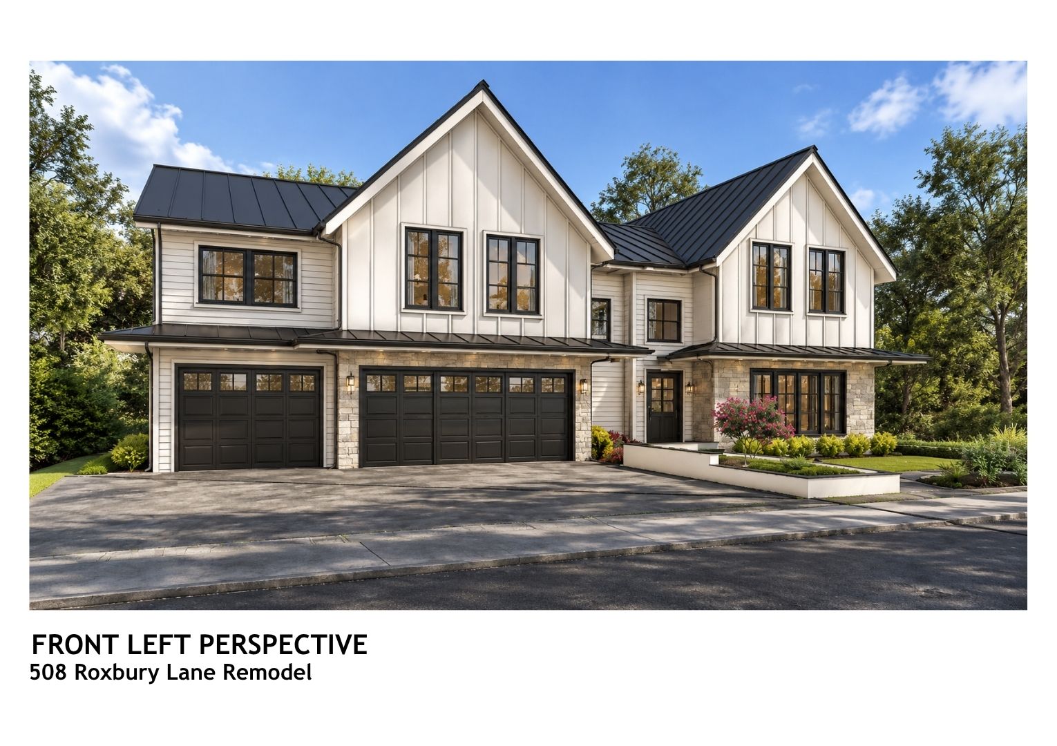 508 Roxbury Lane exterior perspective