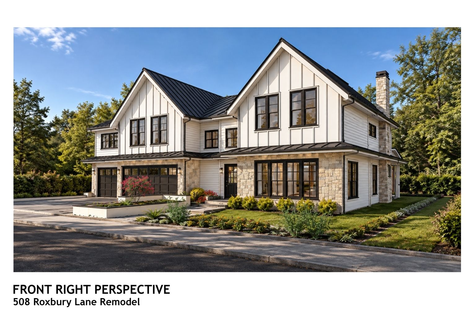 508 Roxbury Lane front perspective